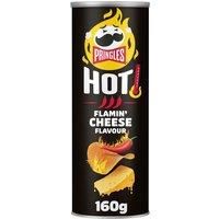 Pringles Hot Flamin' Cheese Sharing Crisps 160g