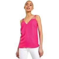 Plain Strap Detail Vest Top - Ladies Dusk Fashion Women