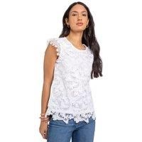 Butterfly Lace Stretch Top