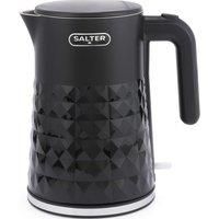 Salter 1.5L Kettle Fast Boil Double Walled 360 Swivel Base Water Level Indicator