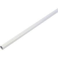 Smith & Locke Round Wardrobe Rail White 1219 x 25mm (1557V)