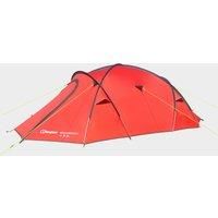 Berghaus Easy to Pitch Grampian 3 Tent with Sewn in Groundsheet and Two Door Entry, Suitable for all Seasons, 3 Berth Tent, 3 Man Tent, Tent for 3 People, Camping Equipment, Red, One Size