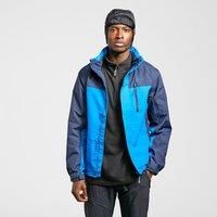 Peter Storm Men/'s Waterproof Breathable Pennine II Jacket with Rollaway Hood, Raincoat, Outdoors, Travelling, Walking, Trekking, Hiking and Camping Clothing, Blue, L