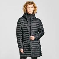 Peter Storm Women/'s Insulated Long Jacket with Hood with Thermolite Eco Synthetic Down, Ladies Winter Coat, Outdoors, Travelling, Camping, Trekking, Hiking and Walking Clothing, Black, 10