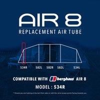 Eurohike Air 8 Tent Replacement Air Tube - 534R, Black