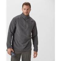 Peter Storm Men's Grid Walking Hiking Half-Zip Fleece, Grey, L