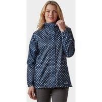 Peter Storm Women/'s Patterned Packable Jacket, Navy, UK10