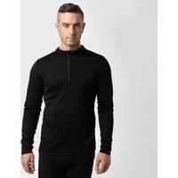 Peter Storm Men's Long Sleeve Thermal Zip Baselayer, Black/BLK