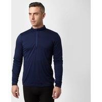 Peter Storm Men's Long Sleeve Thermal Zip Baselayer, Navy