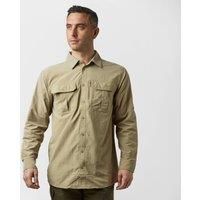 Men's Long Sleeve Travel Shirt, Beige