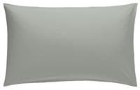 Habitat Washed Cotton Standard Pillowcase Pair - Stone Grey