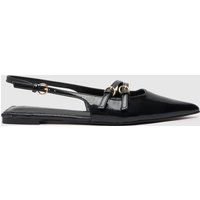 SIMMI della point flat shoes in black