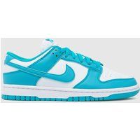 Nike dunk low trainers in turquoise