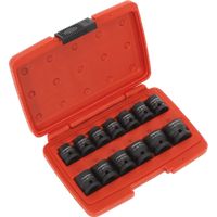 Sealey AK5613LP Impact Socket Set 13pc 1/2inSq Drive Low Profile Metric