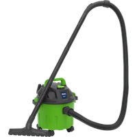 Sealey PC102HV 10ltr Wet & Dry Vacuum Cleaner 1000W/230V-Hi-Vis Green