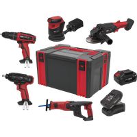 Sealey CP20VCOMBO2 20V 2x3.0Ah Cordless Combo 5pc Kit