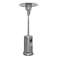 Dellonda Stainless Steel Gas Outdoor Garden Patio Heater Warmer with Wheels 13kW