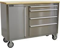 SEALEY - AP4804SS Mobile Stainless Steel Tool Cabinet 4 Drawer