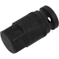 Sealey Motorcycle Wheel Nut Socket H24 1/2"Sq Drive - SMC37