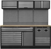 Sealey APMSSTACK14W Modular Storage System Combo - Pressed Wood Worktop