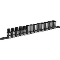 Sealey AK7994 Socket Set 13pc 1/2InSq Drive Metric  Black Series