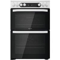 HOTPOINT Amelia HDM67V9HCW 60 cm Electric Ceramic Cooker - White - Currys