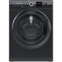 HOTPOINT Anti-Stain NSWR 946 BS UK 9 kg 1400 Spin Washing Machine - Black, Black