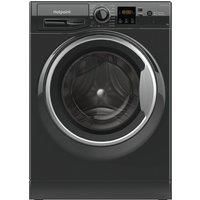 Hotpoint NSWM 946 BS UK 9Kg Washing Machine Black 1400 RPM A Rated