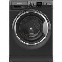 Hotpoint NSWF946BSUK Washing Machine in Black 1400 Spin 9Kg A Rated