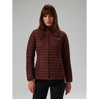 Berghaus Women/'s Nula Synthetic Insulation Padded Warm Jacket | Durable Design | Water Resistant | Puffer Jacket, Cedar Brown, 16