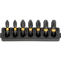 DeWalt 7 Piece FlexTorq Pozi Screwdriver Bit Bar Set