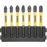 DeWalt Flextorq 6.35mm Hex Shank PZ Screwdriver Bits 7 Pieces (426HA)