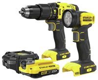 Stanley Fatmax 18V Hammer Drill With Torch Set