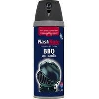 PlastiKote PKT26020 Twist & Spray BBQ Paint Black 400ml