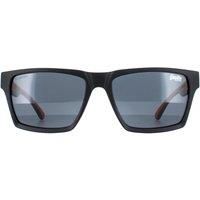 Square Matte Black Orange Grey Polarized Disruptive