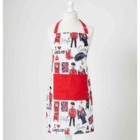 UNION JACK COTTON KITCHEN APRON TEA TOWEL MITTON LONDON DESIGNUK