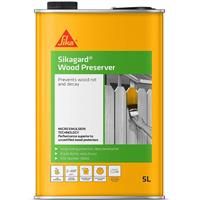 Sikagard Wood Preserver - Prevents Wood Rot and Decay, Clear, 5 Litre