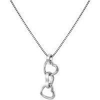 Hot Diamonds Trio Triple Heart Necklace DP835