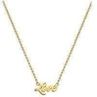 Hot Diamonds Hd X Tg Italic Name Necklace - Belcher Chain