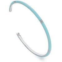 Hot Diamonds Hd X Tg Enamel Bangle - Blue