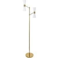 HERRERA 4 LIGHT GOLD FLOOR LAMP