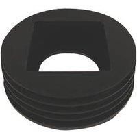 FloPlast Black Rainwater adaptor (L)108mm (Dia)110mm