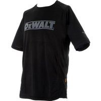 DeWALT EASTON M Easton Black PWS Performance T-Shirt, Size M