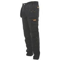 DeWalt Logan Pro-Stretch Work Trousers Black 38" W 31" L (563XR)