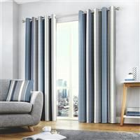 Fusion Whitworth Lined Eyelet Curtains