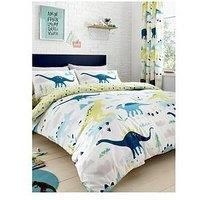 Bedlam Dino-Glow in The Dark Duvet Cover Set, Multicolour, Single