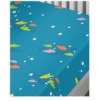 Bedlam Children's Sea Life Glow In the Dark Reversible Duvet Cover Bed Set Multi