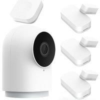 AQARA G2H Full HD 1080p WiFi Security Camera Hub Kit with Sensors & Switch, White