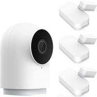 AQARA G2H Pro Full HD 1080p WiFi Security Camera Hub Kit with Sensors, White