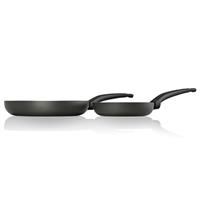 Tower Cerasure Frying Pan Set, 20 and 28 cm, Non Stick with Stay Cool Handles, Graphite, 2 Piece